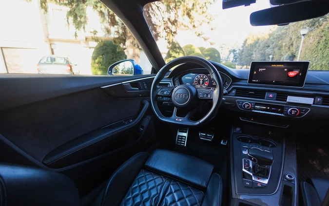 Audi S5 cena 183270 przebieg: 117000, rok produkcji 2017 z Rzeszów małe 352
